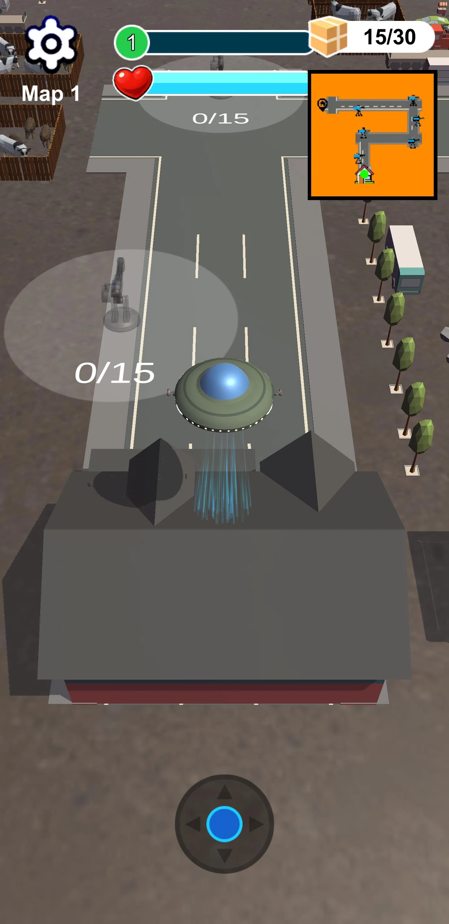 Ufo vs Zombie screenshot