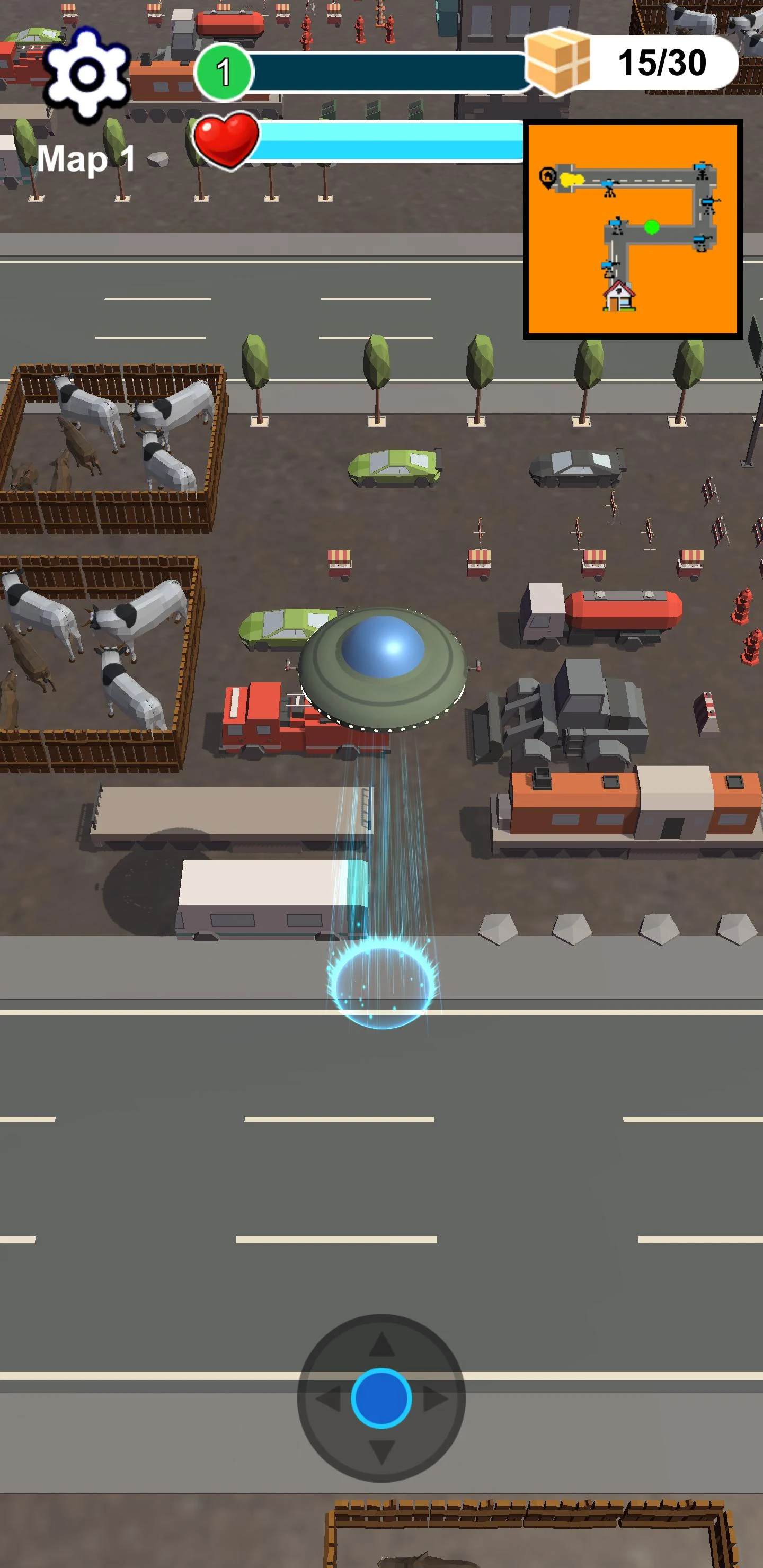 Ufo vs Zombie screenshot